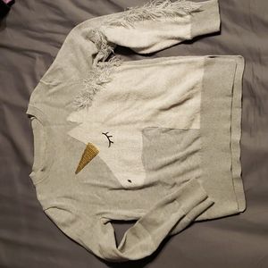 Girls Oshkosh size 8 Unicorn sweater